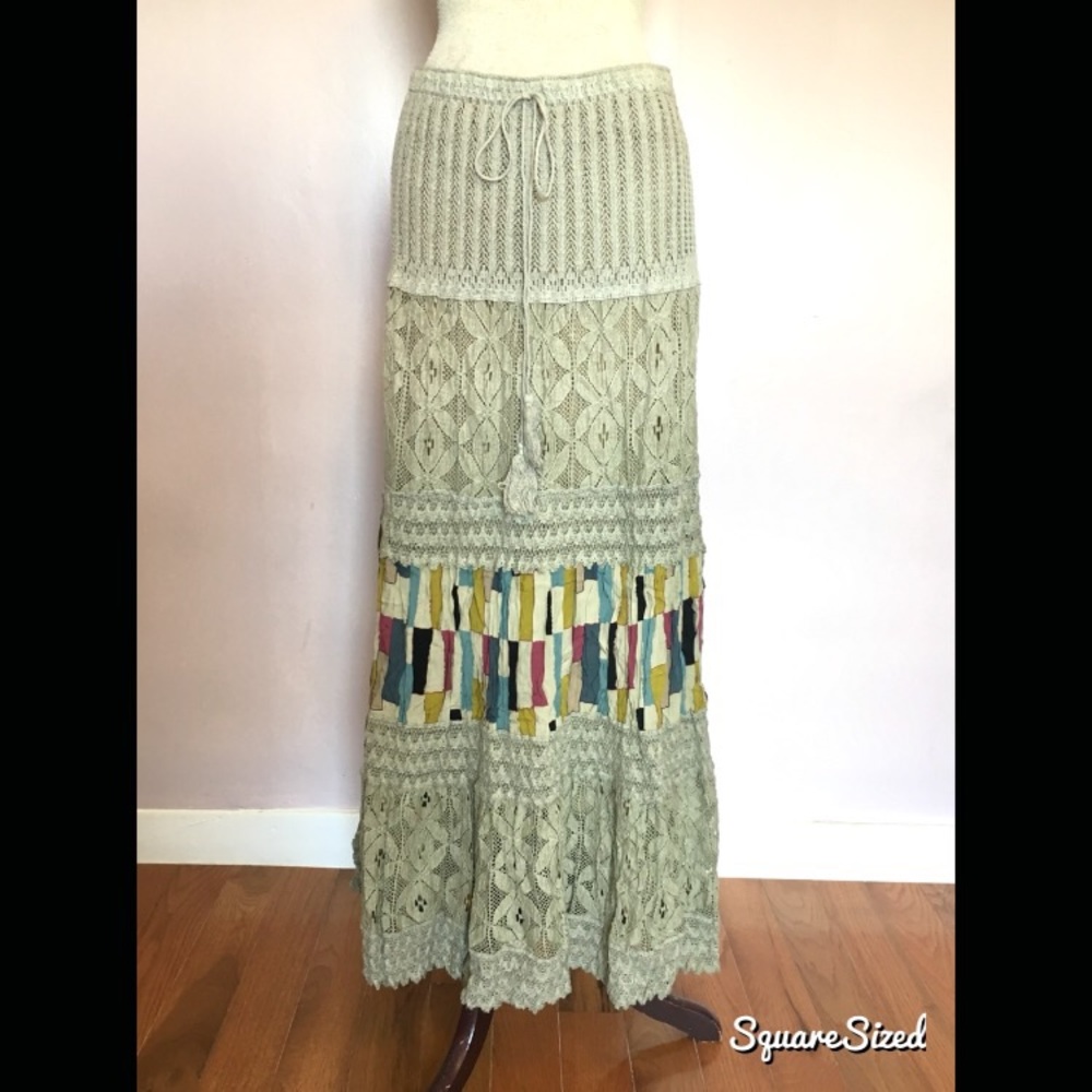 NWT Bohemian Maxi Skirt